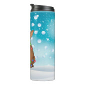 Bouteilles Isothermes Custom Christmas Boston terrier Head Santa Hat The (Tourné sur la droite)