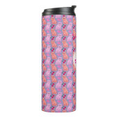 Bouteilles Isothermes Custom Cute Cat Cherry Floral Pattern (Tourné sur la gauche)