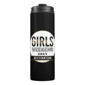 Bouteilles Isothermes Custom Girls Week-end Girls Trip Vacances (Devant)