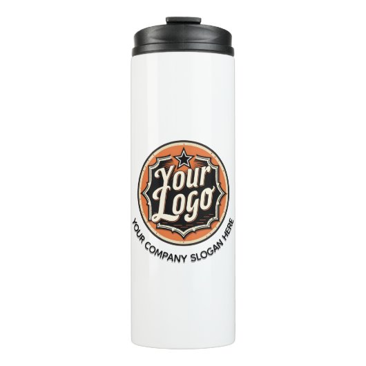 Bouteilles Isothermes Custom Logo and Text Business (Devant)