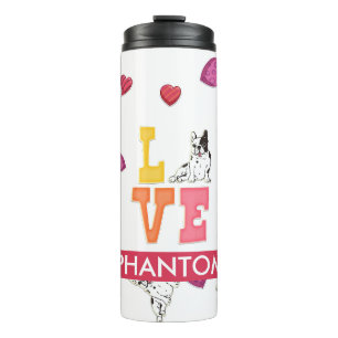 Bouteilles Isothermes Custom mignonne Saint-Valentin Chien de taureau fr