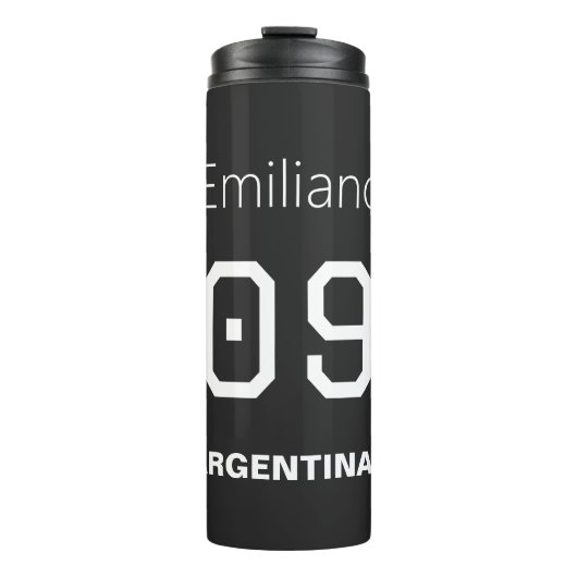 Bouteilles Isothermes Custom Monochromatic Argentinian National Team  (Devant)