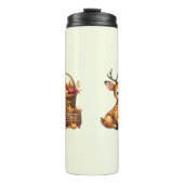 Bouteilles Isothermes Custom Name Deer with Autumn Harvest (Devant)