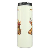 Bouteilles Isothermes Custom Name Deer with Autumn Harvest (Dos)