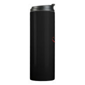 Bouteilles Isothermes Custom Red Script Name Black Thermal Tumbler (Tourné sur la gauche)