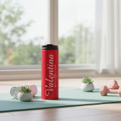 Bouteilles Isothermes Custom Red Script Name Travel Tumbler