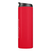 Bouteilles Isothermes Custom Red Script Name Travel Tumbler (Tourné sur la droite)