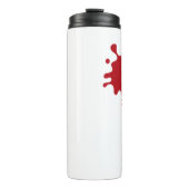 Bouteilles Isothermes Custom Red Splash Thermal Tumbler 16 oz (Devant)