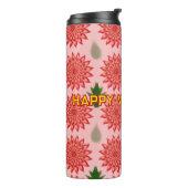 Bouteilles Isothermes Custom Spring Flower Women's Day Pattern  (Tourné sur la gauche)