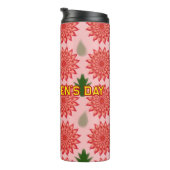 Bouteilles Isothermes Custom Spring Flower Women's Day Pattern  (Tourné sur la droite)