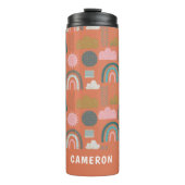 Bouteilles Isothermes Cute arc-en-ciel scandinave personnalisé (Devant)