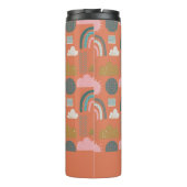 Bouteilles Isothermes Cute arc-en-ciel scandinave personnalisé (Dos)