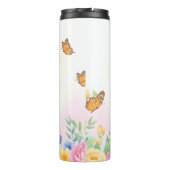 Bouteilles Isothermes Cute Baby Dinosaur Flower Crown (Dos)