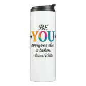 Bouteilles Isothermes Cute BE YOU! Inspirational quote (Tourné sur la gauche)
