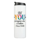 Bouteilles Isothermes Cute BE YOU! Inspirational quote (Tourné sur la droite)