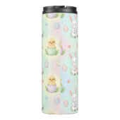 Bouteilles Isothermes Cute Bunny Chick & Lamb Easter Pattern Kids (Dos)