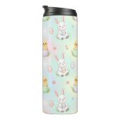 Bouteilles Isothermes Cute Bunny Chick & Lamb Easter Pattern Kids (Tourné sur la droite)