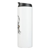 Bouteilles Isothermes Cute Bunny Face Shirt Leopard Print Glasses EASTER (Tourné sur la droite)