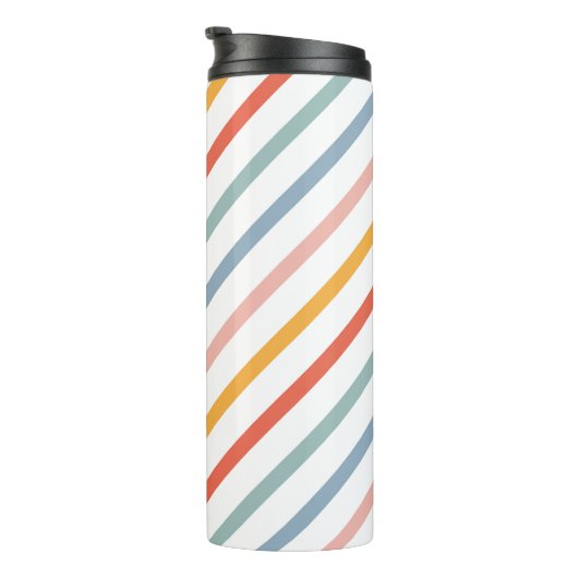 Bouteilles Isothermes Cute Candy Striped Diagonal (Tourné sur la droite)