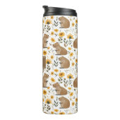 Bouteilles Isothermes Cute Capybara (Tourné sur la droite)