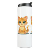 Bouteilles Isothermes **Cute Cartoon Cat – Adorable Kitty Illustration** (Tourné sur la gauche)