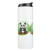 Bouteilles Isothermes Cute Cartoon Panda on Bamboo Patch (Tourné sur la gauche)
