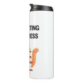 Bouteilles Isothermes Cute Cat on Books "Introvert in Progress" (Tourné sur la droite)