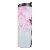 Bouteilles Isothermes Cute Cat rose plume (Tourné sur la gauche)