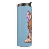 Bouteilles Isothermes Cute chat (Tourné sur la gauche)