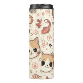 Bouteilles Isothermes Cute Chat simple chaton Motif (Dos)