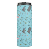 Bouteilles Isothermes Cute & Cozy Sleepy Cat Dreams Pattern (Dos)