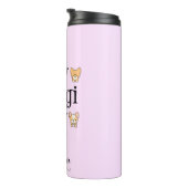 Bouteilles Isothermes Cute Crazy Corgi dame (Tourné sur la droite)