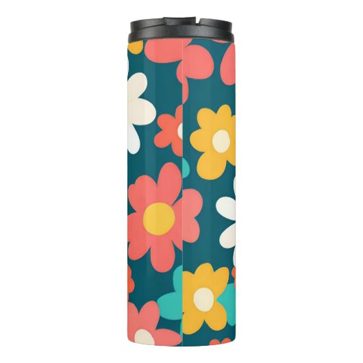 Bouteilles Isothermes Cute Daisy Flower Botanique motif école girly (Dos)