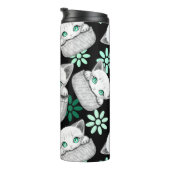 Bouteilles Isothermes Cute de chat et pointe joueuse à partir d'une poch (Tourné sur la droite)