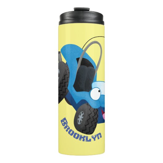 Bouteilles Isothermes Cute dune buggy off road vehicle cartoon (Devant)