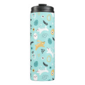 Bouteilles Isothermes Cute Easter Bunny Pattern Kawaii Rabbits Eggs  (Devant)