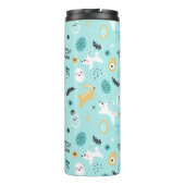 Bouteilles Isothermes Cute Easter Bunny Pattern Kawaii Rabbits Eggs  (Dos)