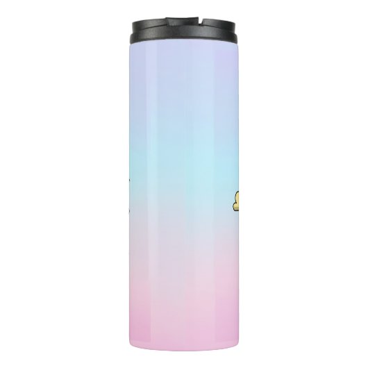 Bouteilles Isothermes Cute Elephant on Cloud - I'm Ele-Fun-t Pun (Dos)