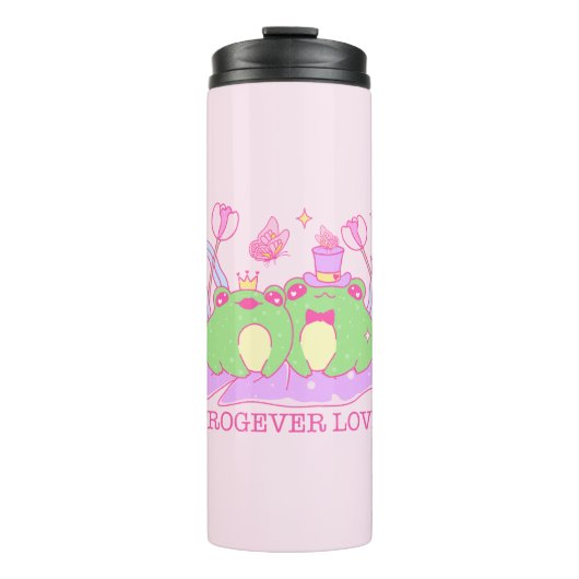 Bouteilles Isothermes Cute Frog - Frogever Love (Devant)
