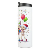 Bouteilles Isothermes Cute Funny Skeletons Christmas & New Year Celebrat (Tourné sur la droite)