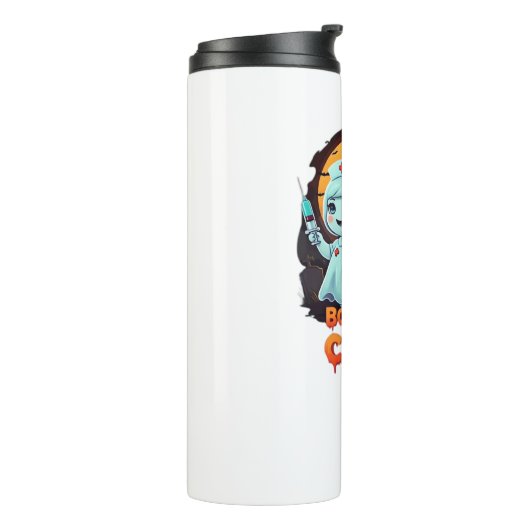 Bouteilles Isothermes Cute Ghost Nurse - Boo Boo Crew Halloween Fun Clas (Tourné sur la gauche)