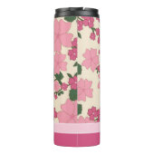 Bouteilles Isothermes Cute Girly Pink Flower Pattern Personalised (Dos)