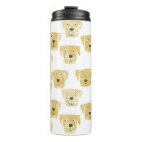 Cute Golden Labrador Retriever Chien Motif