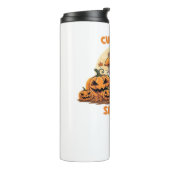 Bouteilles Isothermes Cute Halloween Chat avec Citrouilles - Kawaii Éffr (Tourné sur la gauche)