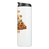 Bouteilles Isothermes Cute Halloween Chat avec Citrouilles - Kawaii Éffr (Tourné sur la droite)