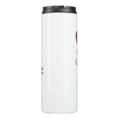 Bouteilles Isothermes Cute Holiday Reindeer & Snowman (Dos)