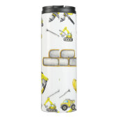 Bouteilles Isothermes Cute Jaune Construction Camion Motif (Dos)