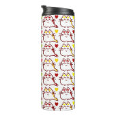 Bouteilles Isothermes Cute Kawaii Chats et Coeurs Motif (Tourné sur la droite)