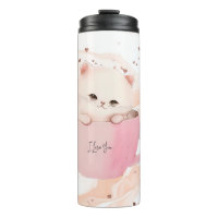 Cute Kitten dans une Tea up