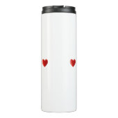 Bouteilles Isothermes Cute Kitten en Hamac rouge et blanc (Dos)